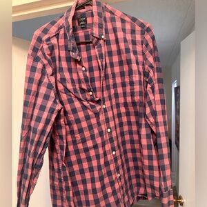 Jcrew checkered shirt.